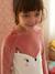 Fox Pyjamas in Velour for Girls PINK DARK SOLID WITH DESIGN - vertbaudet enfant 