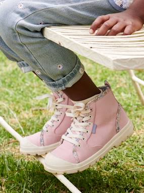 High Top Trainers with Zip & Laces for Children  - vertbaudet enfant