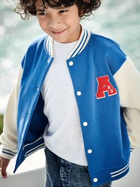 College-Style Jacket with Press Studs for Boys  - vertbaudet enfant