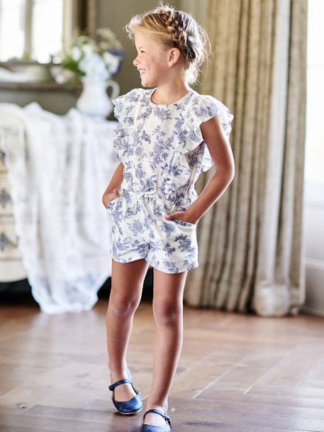 Occasion Wear Jumpsuit for Girls ecru - vertbaudet enfant 