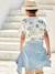 T-Shirt with 'Juan Les Pins' Inscription, for Boys printed white - vertbaudet enfant 