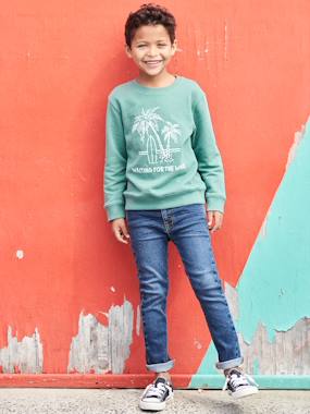 Slim Leg Basics Jeans for Boys  - vertbaudet enfant