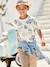 T-Shirt with 'Juan Les Pins' Inscription, for Boys printed white - vertbaudet enfant 