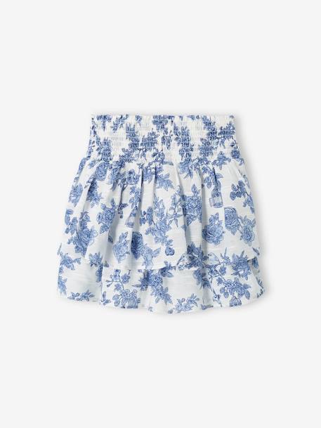 Smocked Occasion Wear Skirt for Girls ecru - vertbaudet enfant 