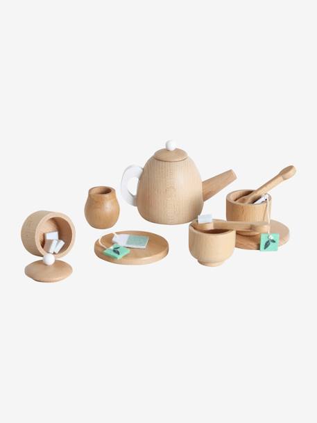 Wooden Tea Set - Wood FSC® Certified wood - vertbaudet enfant 