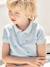 Polo imprimé garçon en maille piquée bleu imprimé - vertbaudet enfant 