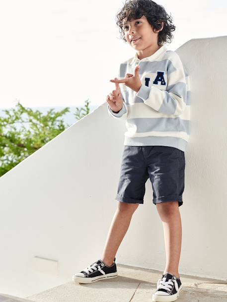 Bermuda chino garçon beige+BLEU+bleu grisé+vert - vertbaudet enfant 