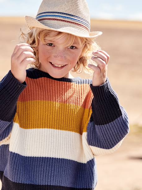 Striped Top for Boys multicoloured - vertbaudet enfant 