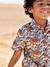 Chemise à fleurs garçon manches courtes écru - vertbaudet enfant 