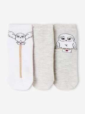 Pack of 3 Pairs of Socks for Girls, Harry Potter®  - vertbaudet enfant