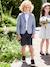 Veste garçon cérémonie en coton/lin beige+beige clair+bleu+marine foncé+vert sauge - vertbaudet enfant 