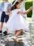 Robe de cérémonie bébé avec tulle blanc - vertbaudet enfant 