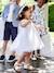 Robe de cérémonie bébé avec tulle blanc - vertbaudet enfant 