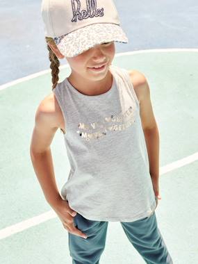 Girls-Sportswear-Sports Sleeveless Top for Girls