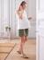 Short-bermuda de grossesse coton effet lin olive - vertbaudet enfant 