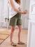 Short-bermuda de grossesse coton effet lin olive - vertbaudet enfant 