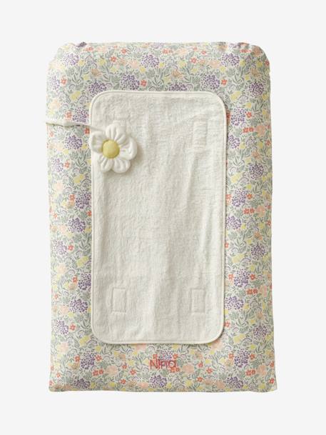 Cover for Changing Mattress, Countryside printed white - vertbaudet enfant 