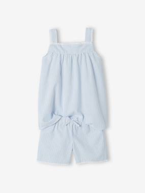 Girls-Nightwear-Striped Pyjamas for Girls