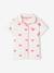 Pyjamas with Hearts & 'Bisou' Print for Girls ecru - vertbaudet enfant 