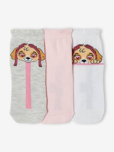 Pack of 3 Pairs of Paw Patrol® Socks for Girls set pink - vertbaudet enfant 