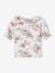 Floral T-Shirt in Pointelle for Babies white - vertbaudet enfant 