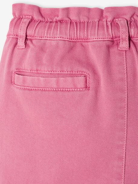 Paperbag Skirt with Floral Fancy Bow, for Girls sweet pink - vertbaudet enfant 