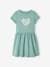 2-Piece Ensemble, Dress & Leggings with Iridescent Details for Girls emerald green - vertbaudet enfant 