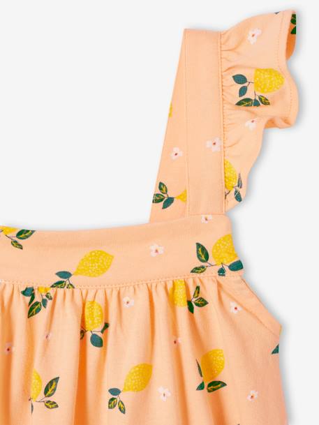 Strappy Dress for Girls rosy apricot - vertbaudet enfant 