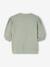 Sweatshirt with Love Message, Short Puff Sleeves, for Girls aqua green - vertbaudet enfant 