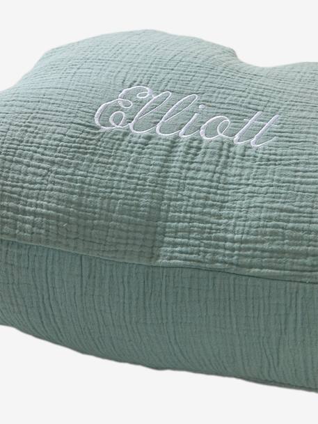 Cloud Cushion in Cotton Gauze cinnamon+ecru+grey blue+rosy+sage green - vertbaudet enfant 