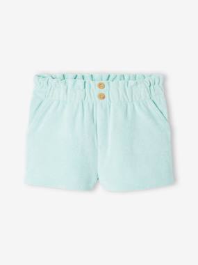 -Terry Cloth Shorts for Girls