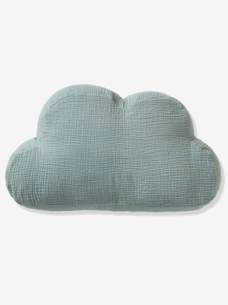 Cloud Cushion in Cotton Gauze cinnamon+ecru+grey blue+rosy+sage green - vertbaudet enfant 