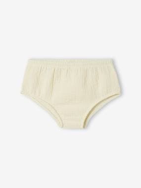 Baby-Bodysuits-Cotton Gauze Bloomer Shorts for Babies