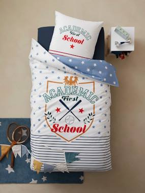 Duvet Cover + Pillowcase Set for Children, Academic  - vertbaudet enfant