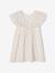 Robe cérémonie rayée fil brillant fille écru - vertbaudet enfant 