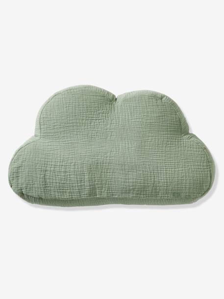 Cloud Cushion in Cotton Gauze cinnamon+ecru+grey blue+rosy+sage green - vertbaudet enfant 