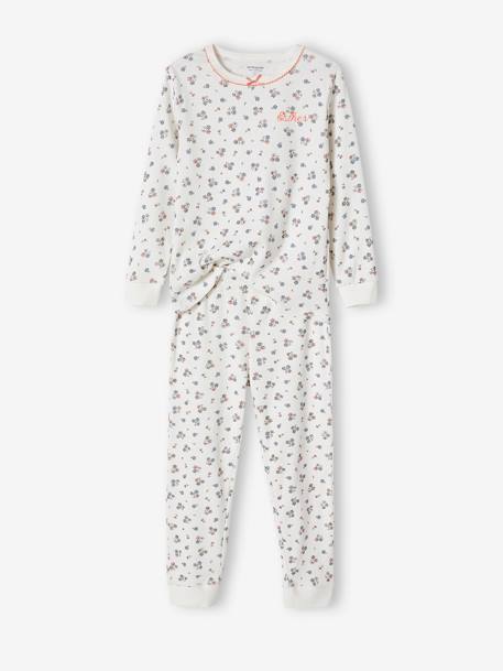Pyjama d'hiver en coton pour enfants, vêtements de nuit pour garçons et  filles de 4, 6, 8, 10 et 12 ans