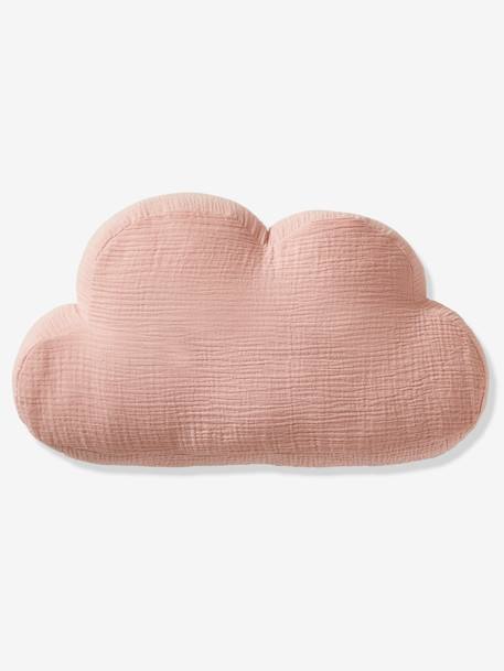 Cloud Cushion in Cotton Gauze cinnamon+ecru+grey blue+rosy+sage green - vertbaudet enfant 