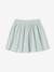 Striped Skirt with Shimmery Thread, in Cotton/Linen, for Girls pale blue - vertbaudet enfant 