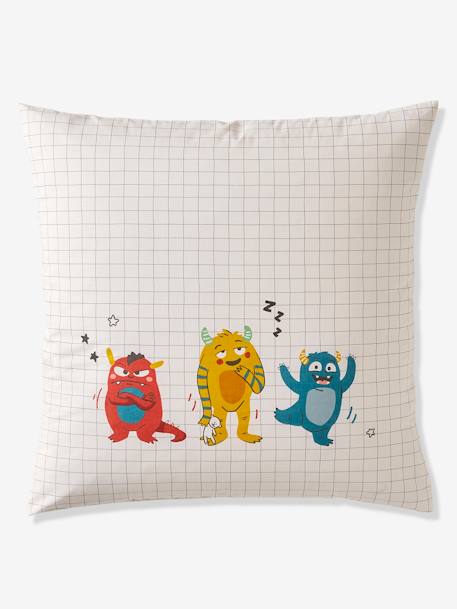 Duvet Cover & Pillowcase Set for Children, Monsters multicoloured - vertbaudet enfant 