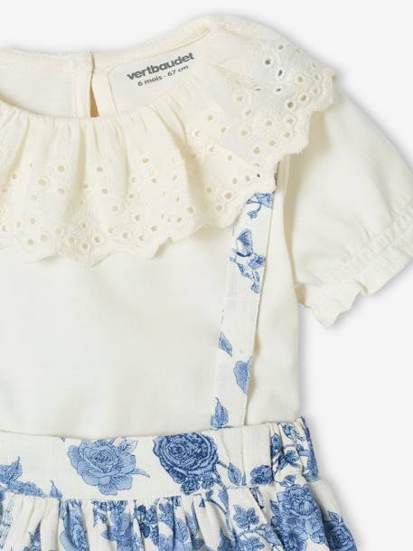 Occasion Wear Outfit: Skirt & T-Shirt for Babies ecru - vertbaudet enfant 