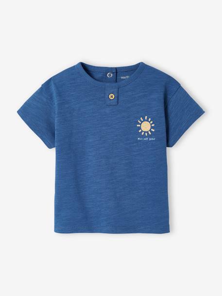 Pack of 2 Sun T-Shirts for Babies royal blue - vertbaudet enfant 