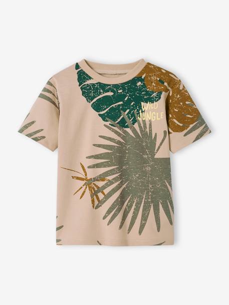 Ensemble tee-shirt et short en gaze de coton vert sapin - vertbaudet enfant 