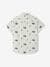 Short Sleeve Shirt with a Touch of Linen, Surfwear Motifs, for Boys printed white - vertbaudet enfant 