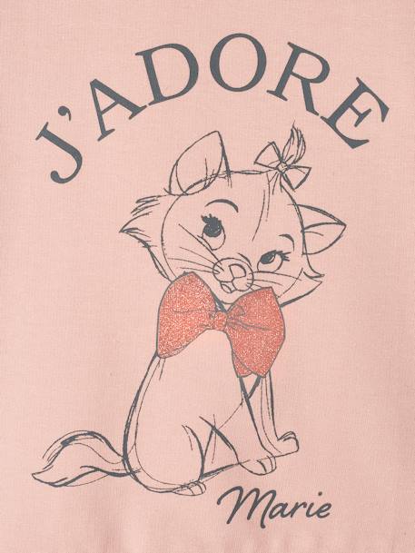 Marie Sweatshirt for Girls, Disney® The Aristocats old rose - vertbaudet enfant 