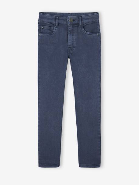 Slim garçon couleur morphologique FIN argile+beige+bleu ardoise+bleu nuit+noir+tomette+vert émeraude - vertbaudet enfant 