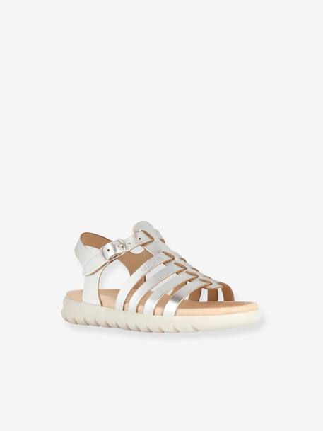 Sandales J SANDAL SOLEIMA GIR argent+rouille - vertbaudet enfant 