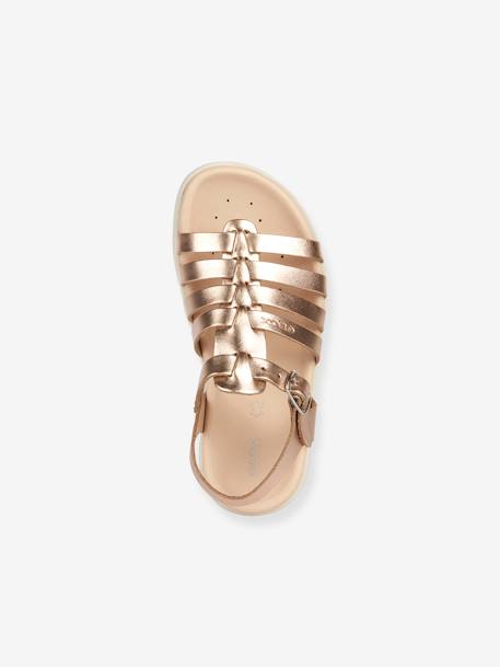 Sandales J SANDAL SOLEIMA GIR argent+rouille - vertbaudet enfant 