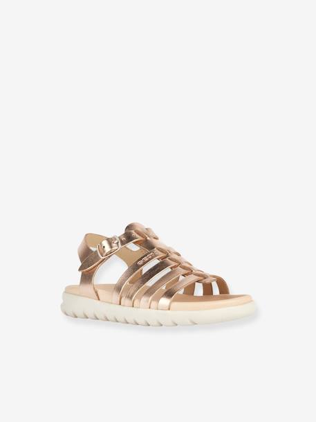 Sandales J SANDAL SOLEIMA GIR argent+rouille - vertbaudet enfant 