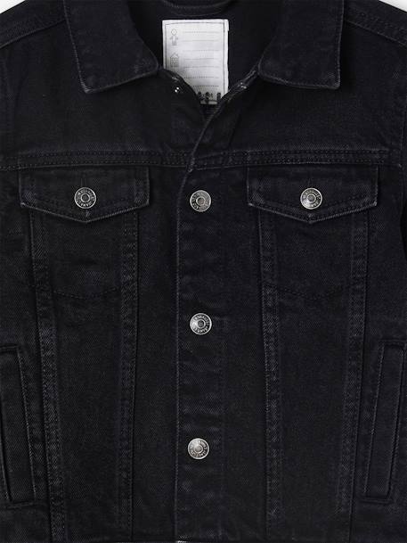 Revamped Denim Jacket, for Boys black denim+Denim Blue - vertbaudet enfant 